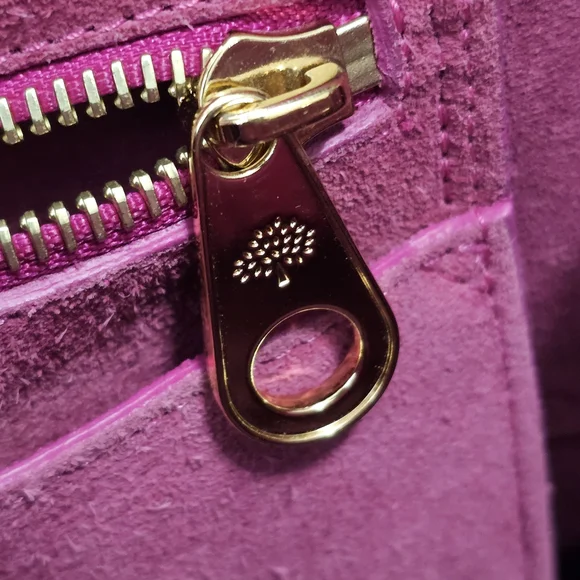 Mulberry Bayswater Hot Pink Leather Top-Handle Satchel - Picture 12 of 16